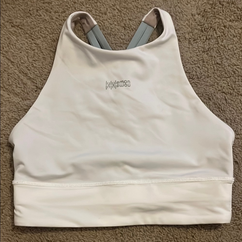 Lululemon Athletica White Sports Bra